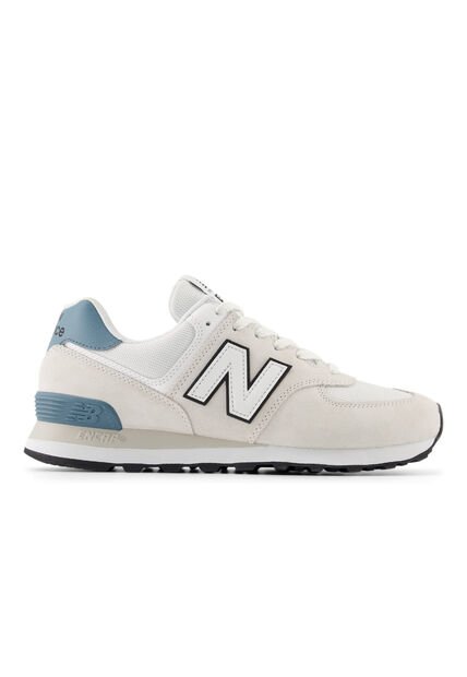 Tenis New Balance 574 Hombre-Blanco