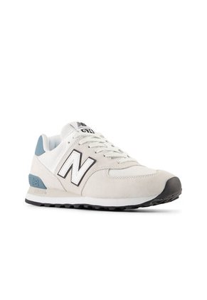 Tenis New Balance 574 Hombre-Blanco