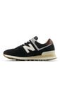 Tenis New Balance 574 Hombre-Negro/Marron de New Balance