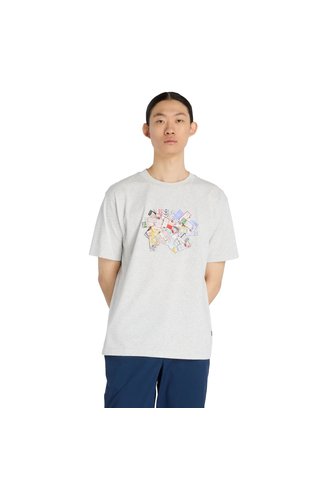 Camisa Deportiva New Balance Originals Athletics Gris Hombre New Balance