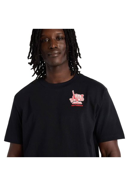 Camisa Deportiva New Balance Original Graphics Negro Hombres