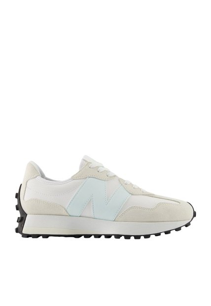 Tenis New Balance 327 Mujer-Blanco/Celeste