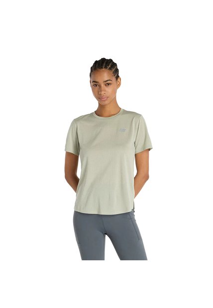 Camisa Deportiva New Balance Originals Athletics Verde Mujer
