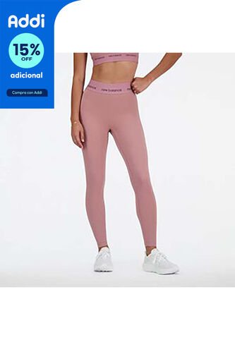 Leggin New Balance Original Essentials Rosa Mujer New Balance