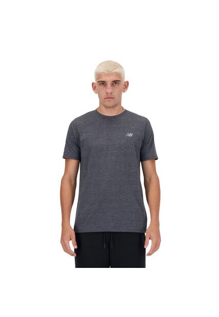Camisa Deportiva New Balance Original Essential Negro Hombre