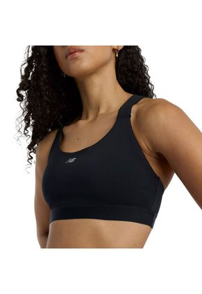 Top Deportivo New Balance Original Essential Run Negro Mujer
