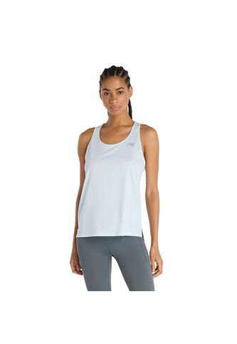 Camisa Deportiva New Balance Original Essent Tank Azul Mujer New Balance