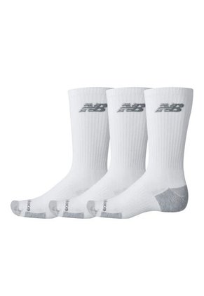 Medias Deportivas New Balance Original Crew 3P Blanco Unisex
