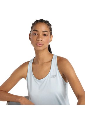 Camisa Deportiva New Balance Original Essent Tank Azul Mujer
