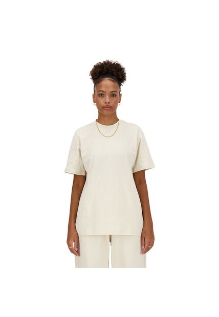 Camisa New Balance Original Athletic Jersey Beige Para Mujer