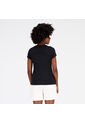 Camisa Deportiva New Balance Original EssStacked Negro Mujer de New Balance