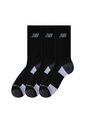 Medias Deportivas New Balance Original Crew 3-P Negro Unisex de New Balance