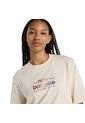 Camisas Deportivas New Balance Originals Relaxed Beige Mujer de New Balance