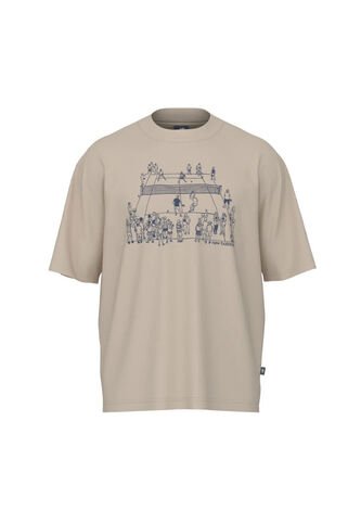 Camisa Deportiva New Balance Originals Graphics Beige Hombre New Balance