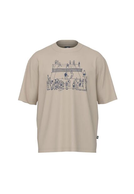 Camisa Deportiva New Balance Originals Graphics Beige Hombre