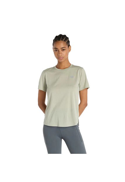 Camisa Deportiva New Balance Originals Athletics Verde Mujer