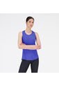 Camisa Deportiva New Balance Original QSpeed Azul Para Mujer de New Balance