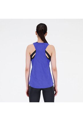 Camisa Deportiva New Balance Original QSpeed Azul Para Mujer