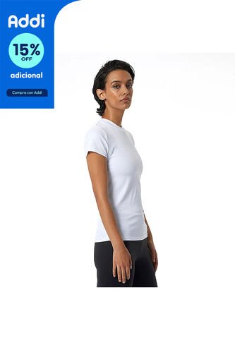 Camisa Deportiva New Balance Original Perf Blanco Para Mujer New Balance