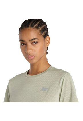 Camisa Deportiva New Balance Originals Athletics Verde Mujer
