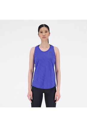Camisa Deportiva New Balance Original QSpeed Azul Para Mujer