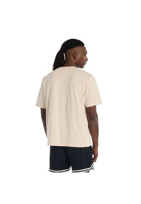 Camisa Deportiva New Balance Original Hoop Beige Para Hombre