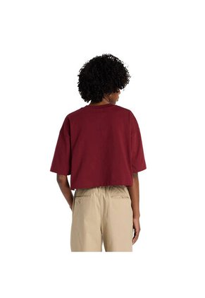 Camisa Deportiva New Balance Original Ath Premium Rojo Mujer