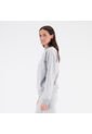 Chaqueta New Balance Originals Essentials Stacked Gris Mujer de New Balance
