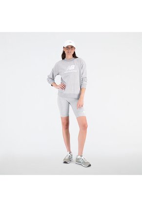 Chaqueta New Balance Originals Essentials Stacked Gris Mujer
