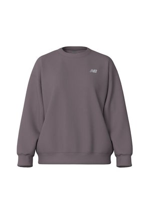 Sueter Marca New Balance Sport Essential Original Lila Mujer