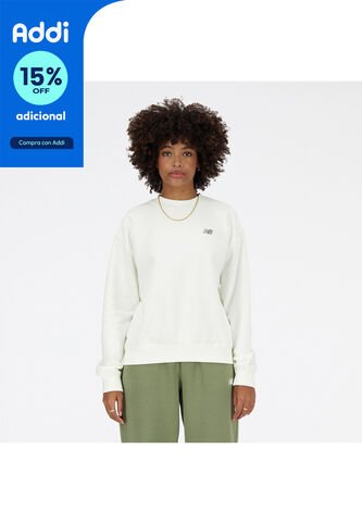 Sueter New Balance Sport Ess Original Blanco Mujer New Balance