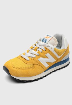 Tenis new balance 574 Amarillo