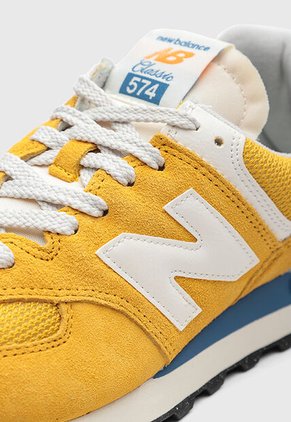 Tenis new balance 574 Amarillo