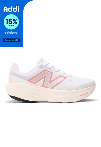 Tenis Deportivos New Balance 1080 Blanco/Naranja Mujer New Balance