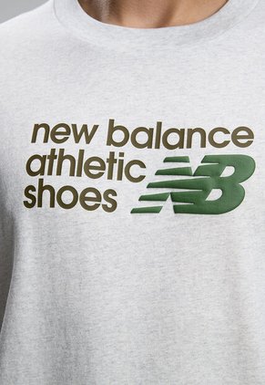 Camiseta new balance Athletics Gris