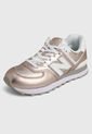 Tenis Lifestyle Oro rosa-Blanco New Balance 574 de New Balance