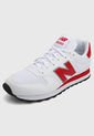 Tenis Lifestyle Blanco-Rojo-Negro New Balance GM 500 de New Balance