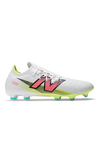 New Balance Guayos New Balance HombeFuron Pro FG V7+- Blanco-Amarillo Guayos New Balance