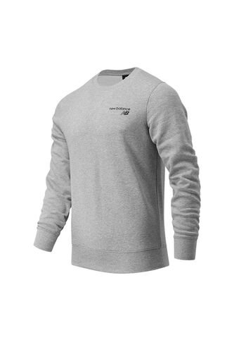 Sueter New Balance Classic Core Crew Para Hombre-Gris Claro New Balance