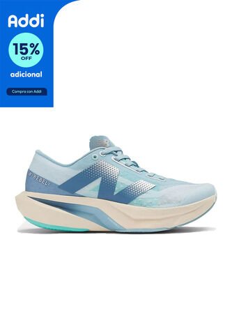 Tenis Deportivos New Balance  FuelCell Rebel Azul Para Mujer New Balance