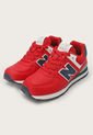 Tenis Lifestyle Rojo-Blanco-Verde-Azul New Balance Kids 574 de New Balance