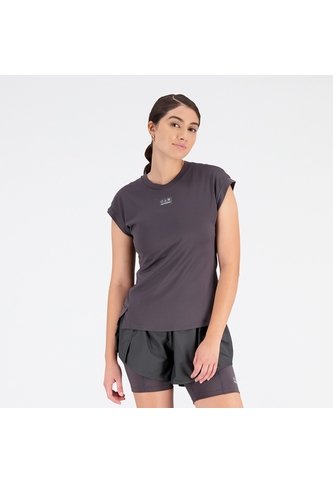 Camisa Deportiva New Balance Original Impact Run Negro Mujer New Balance