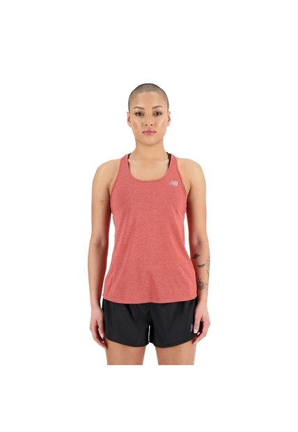 Camisa Deportiva New Balance Original Impact Run Rojo Mujer