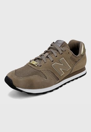 Tenis Lifestyle Café-Dorado New Balance 373