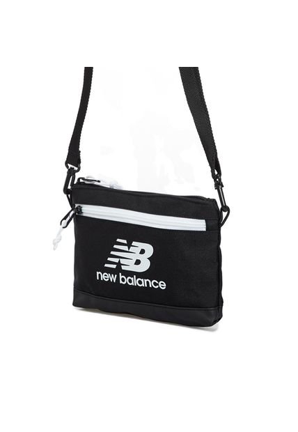 Bolso New Balance Sling Bag-Negro/Blanco