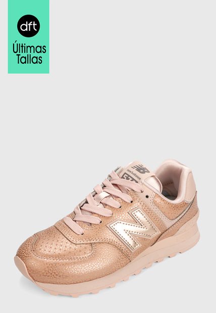 New Balance 720 Womens White / Rose Gold Trainers | Atterley