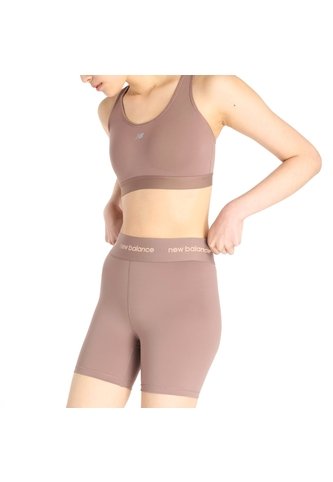 Pantalonetas Deportivas New Balance Original Café Para Mujer New Balance