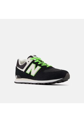 Tenis Deportivos New Balance Original 574 Negro Para Niños
