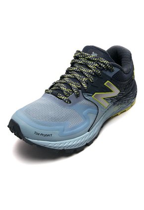Tenis Running Azul-Amarillo New Balance Trail Running Course En Sentier