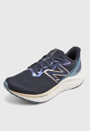 Tenis Running Azul-Lila-Dorado New Balance  Fresh Foam Arishi v4